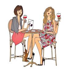 Cocktail Girl Illustration Art Angeline Melin Girls Illustration Illustration Girl Illustration