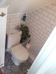 Understairs Toilet Idea Understairs Toilet Subway Victorian Tiles Toiletlayout Understairs Toilet Bathroom Under Stairs Downstairs Toilet