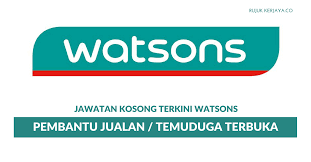 Tag saya jika ada kerja kosong. Jawatan Kosong Terkini Pembantu Jualan Temuduga Terbuka Di Watsons Gaji Rm1000 Minima Spm Sahaja Kerja Kosong Kerajaan Swasta