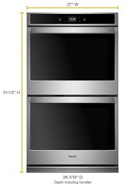 If the hinge is badly affected by rust, it may need to be replaced. Wod51ec7hs Whirlpool 8 6 Cu Ft Smart Double Wall Oven With Touchscreen Stainless Steel Manuel Joseph Appliance Center