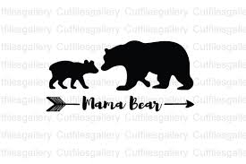 Download Baby Bear And Mama Bear Graphic By Cutfilesgallery Creative Fabrica PSD Mockup Templates