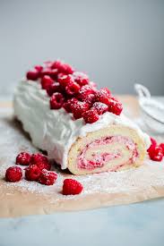 Raspberry Roll Cake Recipe Roll Cake Cake Roll Recipes Cake Roll