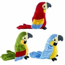 Cute Talking Parrot Toy Electric Talking Parrot Stuffed Plush Toy Bird Repeat In 2020 Parrot Toys Bird Toys Plush Toy