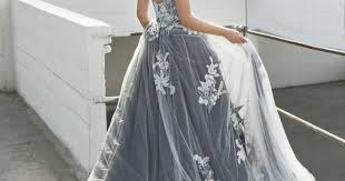 Modeca Esmee Grey Wedding Dress Dresses Colorful Dresses