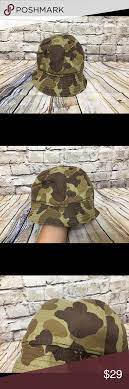 Vintage Cabela S Duck Camo Ear Flap Hat Cap Ear Flap Hats Ear Flap Camo