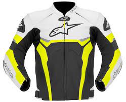 Alpinestars Leather Motorcycle Jacket Motorbike Leathers Bike Jacket