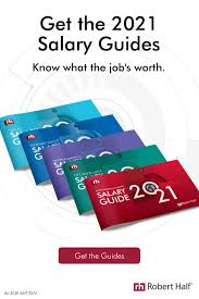 Robert Half 2021 Salary Guides Salary Guide Robert Half Salary