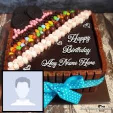 Birthday Cake With Name And Photo Editor Online Free Pin On Adel