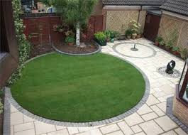 Cambridge Block Paving And Natural Stone Patios Circular Garden Design Back Garden Design Small Garden Design