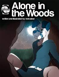 Alone in the woods (Redrusker), 34 images. Big penis porn comics.