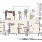 現代風格標準格局老屋翻新懷生國際設計有限公司 floor plans album diagram