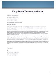 Write legibly or type a letter that clearly states you will not be renewing your lease. Early Lease Termination Letter Pdf Templates Jotform