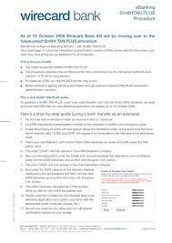 Operates as the data processing. Ebanking Sm Rttan Plus Procedure Wirecard Ag