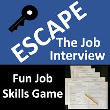 Escape The Job Interview Skills Game Printable And Or Distance Learning Interview Skills Job Interview Advice Job Interview