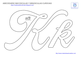 Uma sala de aula tem que despertar o interesse do aluno pela leitura e escrita. Moldes De Letras Cursivas Mayusculas Y Minusculas