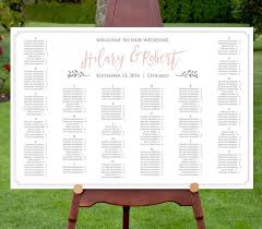Seating Chart Template Instant Download Editable Text Diy