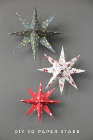3d Paper Star Christmas Decorations Gathering Beauty Christmas Paper Crafts Diy Christmas Star Diy Christmas Paper