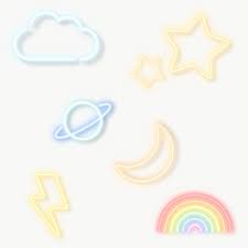Download Premium Png Of Set Of Astronomy Neon Signs Transparent Png 2094123 Neon Symbol Neon Signs Neon