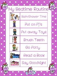 4 Unicorn Themed Daily Routine Charts Preschool 3rd Grade Routine Activity