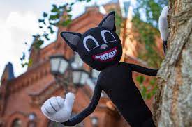 Im super proud of this. Cartoon Cat Plush Handmade Toy With Wire In Hands Cartoon Cat Toy Cartoon Cat Inspired Plushie Made To Order Cat Plush Handmade Toys Hand Cartoon