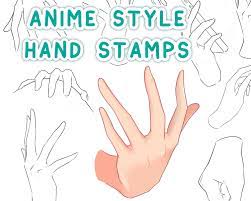 Anime Style Hand Stamp Procreate Brush Set Hand Guide Stamp Brush Pack  Ipad, Hands Lineart Stamps Brush Bundle, Procreate Stamp Brushes - Etsy