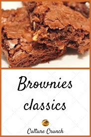 Brownies Classiques La Recette Facile En 2020 Recette Facile Recette Recette Brownies Facile