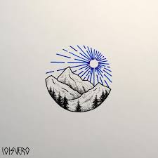 It gives a platform to the artists to express their latent skills and create beautiful designs. 57 Likes 1 Comments L O I S V E R O Loisvero On Instagram Feeling Blue Geometric Minimal Sunset Forest Natu Drawings Simple Tattoos Sunset Tattoos
