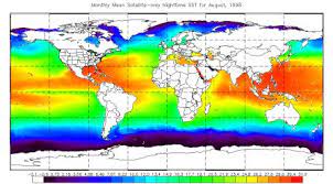 Water Temperature Map World Ocean Temperature