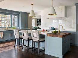 Powell color story black butcher block kitchen island. Custom Wood Butcher Block Island Countertops For Kitchens
