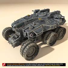 Scifi Heavy Vehicle 3d Model Vehicles Concept Vehicles Military Futuristic Cars