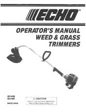 Maybe you would like to learn more about one of these? Echo Gt 2101 Manuals Manualslib