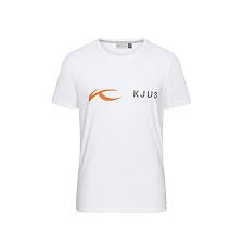 Kjus Men Script Logo T Shirt White