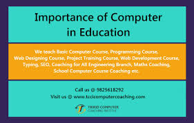 Importance of Computer in Education ? tccicomputercoaching.com | Teacher  help, Education, What is computer