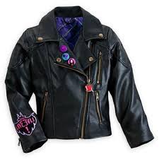 Disney Store Descendants Faux Leather Jacket Girls Mal Evie Villains Disney Fashionjacket Leather Jacket Girl Leather Jacket For Girls Descendants Clothes