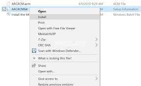 It is easy to use, but also very flexible with many options. Free Download Aac Acm Codec 1 9