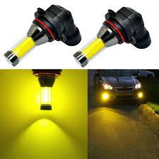 Alla Lighting 2800lm 9145 9140 H10 Led Fog Lights Bulb Xtreme Super Bright Cob 35 Led Replacement For Cars Trucks 3000k Amber Yellow Set Of 2 Walmart Com Walmart Com