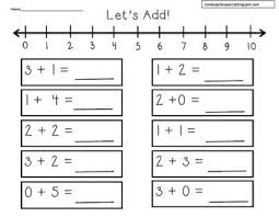 Number Line Addition Freebie Numbers Kindergarten Math Addition Worksheets Kindergarten Math Numbers