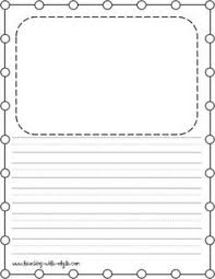 It works for both print manuscript and cursive script handwriting styles. Writing Paper Templates For Second Grade