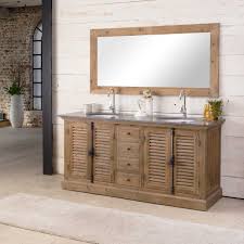 Meuble Salle De Bain Bois Massif A Clayettes 2 Vasques 4 Portes 4 Tiroirs J51na Bois Naturel Meuble Salle De Bain Salle De Bain Bois Meuble De Salle De Bain