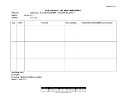 Check spelling or type a new query. Pk07 3 Borang Maklum Balas