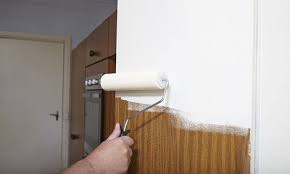 Learn How To Paint Laminate Kitchen Cabinets With Bunnings Painting Laminate Kitchen Cabinets Painting Laminate Laminate Kitchen Cabinets