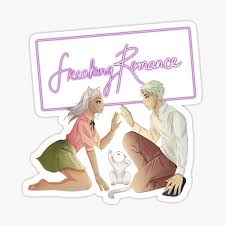 Digital comics on webtoon, every sunday. Freaking Romance Zelan Sticker By Zoraxlove Redbubble