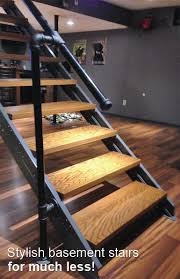 Fast Stairs Stringer Kits Easy To Use Under 1 Hour Basement Steps Basement Stairs Stairs Stringer