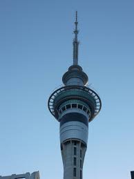 Auckland's skytower is the tallest structure in the southern hemisphere, this tower is more than 300 metres high. Auckland Sky Tower Detail Sky Tower Auckland