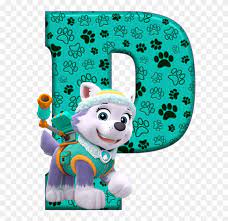 I wanna share with you this free printable paw patrol alphabet letters! P De Alfabeto Decorativo Paw Patrol Alphabet Letters Hd Png Download 603x736 1972011 Pngfind