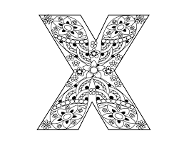 Free Printable Letter X Coloring Pages Printable Letters Coloring Pages Free Printable Letters