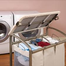 Laundry Sorter Hamper With Folding Table Laundry Room Folding Table Laundry Room Storage Laundry Sorter