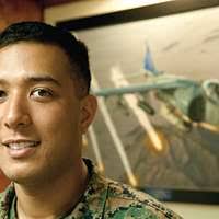 Sgt. Benjamin Wooden, assigned to the 11th Marine