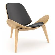 10% gutschein sichern · versandkostenfrei ab 30€ Carl Hansen Son Ch07 Shell Chair White Oiled Oak Leather Anthracite By Hans J Wegner 1963 Designer Furniture By Smow Com