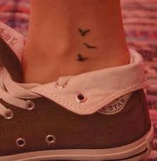 Small Birds Flying Away Tattoo Really Love The Idea Of Birds Flying Away Ankle Tattoo Small Ankle Tattoos For Women Small Bird Tattoos